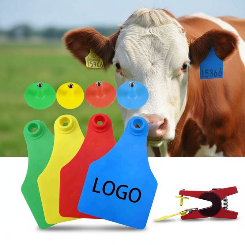 Новый T921 Animal Ear Tag Желтый высококачественный RFID TPU для использования в животноводстве