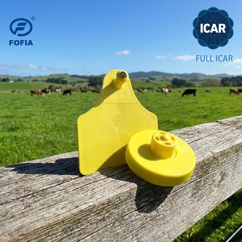 Полная сертификация ICAR 134.2KHz RFID электронная ушная метка для идентификации свиней и коз